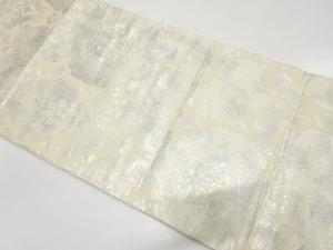 花鳥更紗模様織り出し　袋帯